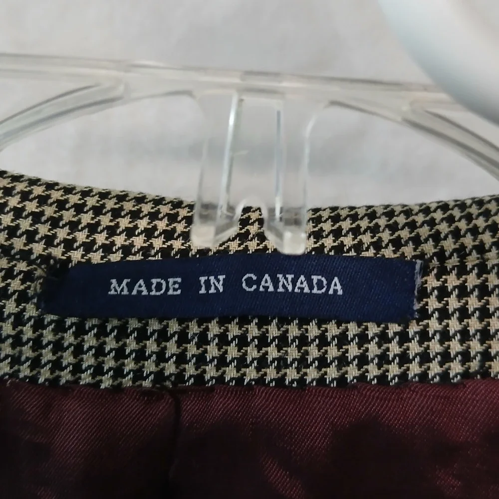 Vintage 90s RALPH‎ Ralph Lauren Sportcoat Silk Wool Blend Made in Canada 48R